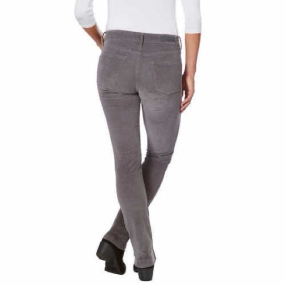 CALVIN KLEIN JEANS  Gray corduroy straight leg pants size 8 - Picture 3 of 15